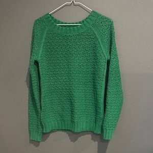 Worthington Vibrant Green Crew Neck Sweater